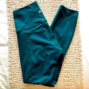 Lululemon Leggings size 4, emerald green